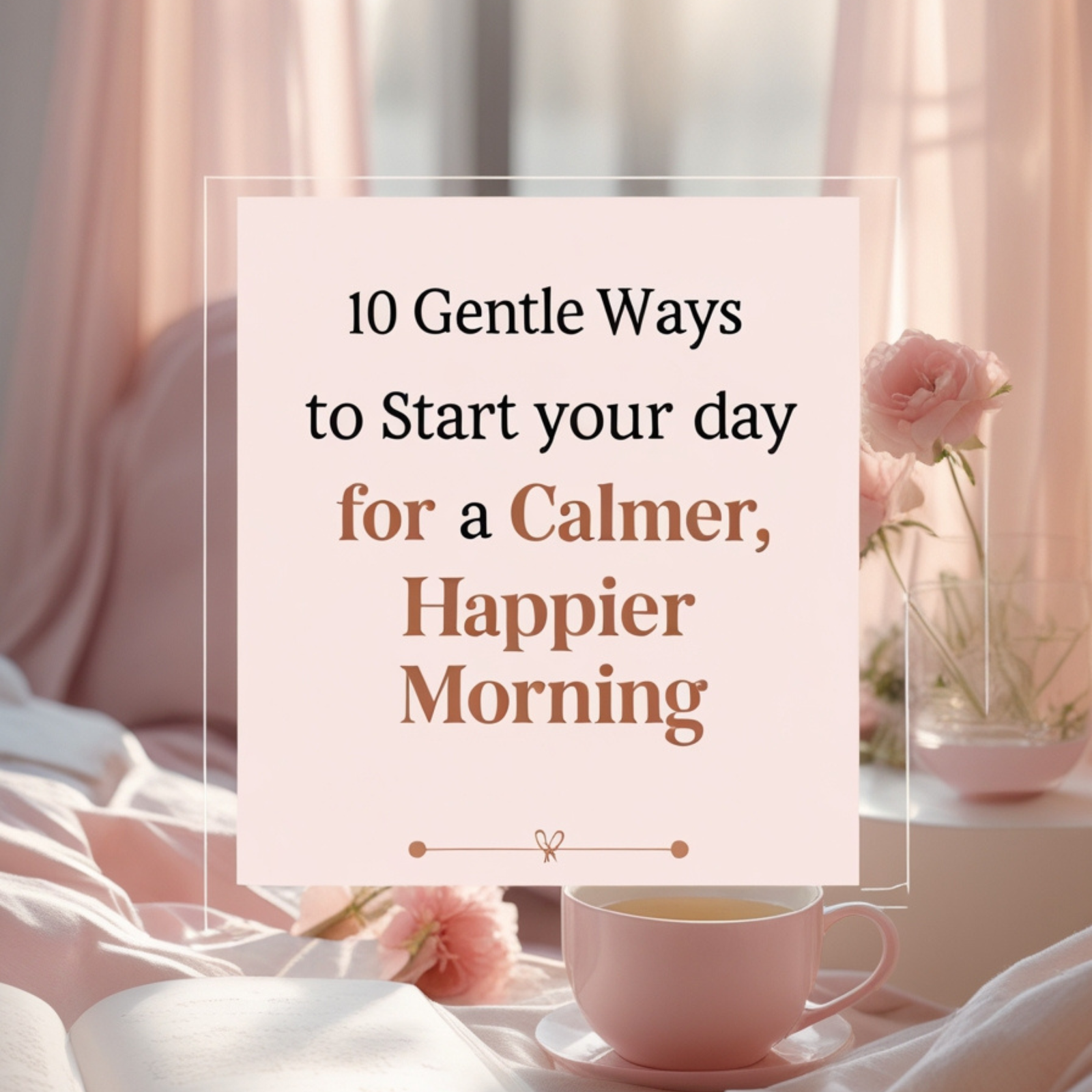 You are currently viewing Gentle Ways to Start Your Day for a Calmer, Happier Morning