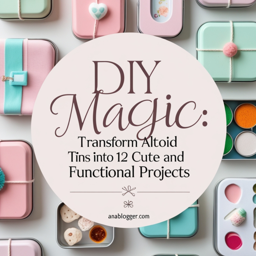 Read more about the article DIY Magic: Transform Altoid Tins into Cute and Functional Projects