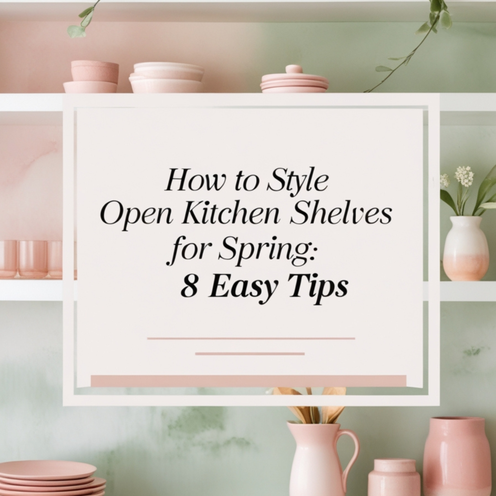 Read more about the article How to Style Open Kitchen Shelves for Spring: 8 Easy Tips