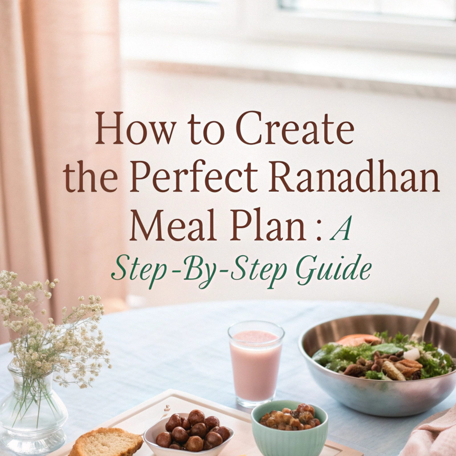 You are currently viewing How to Create the Perfect Ramadhan Meal Plan: A Step-by-Step Guide