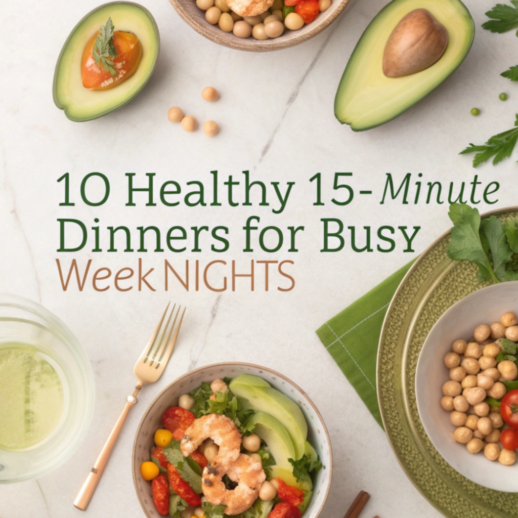 Read more about the article Healthy 15-Minute Dinners for Busy Weeknights