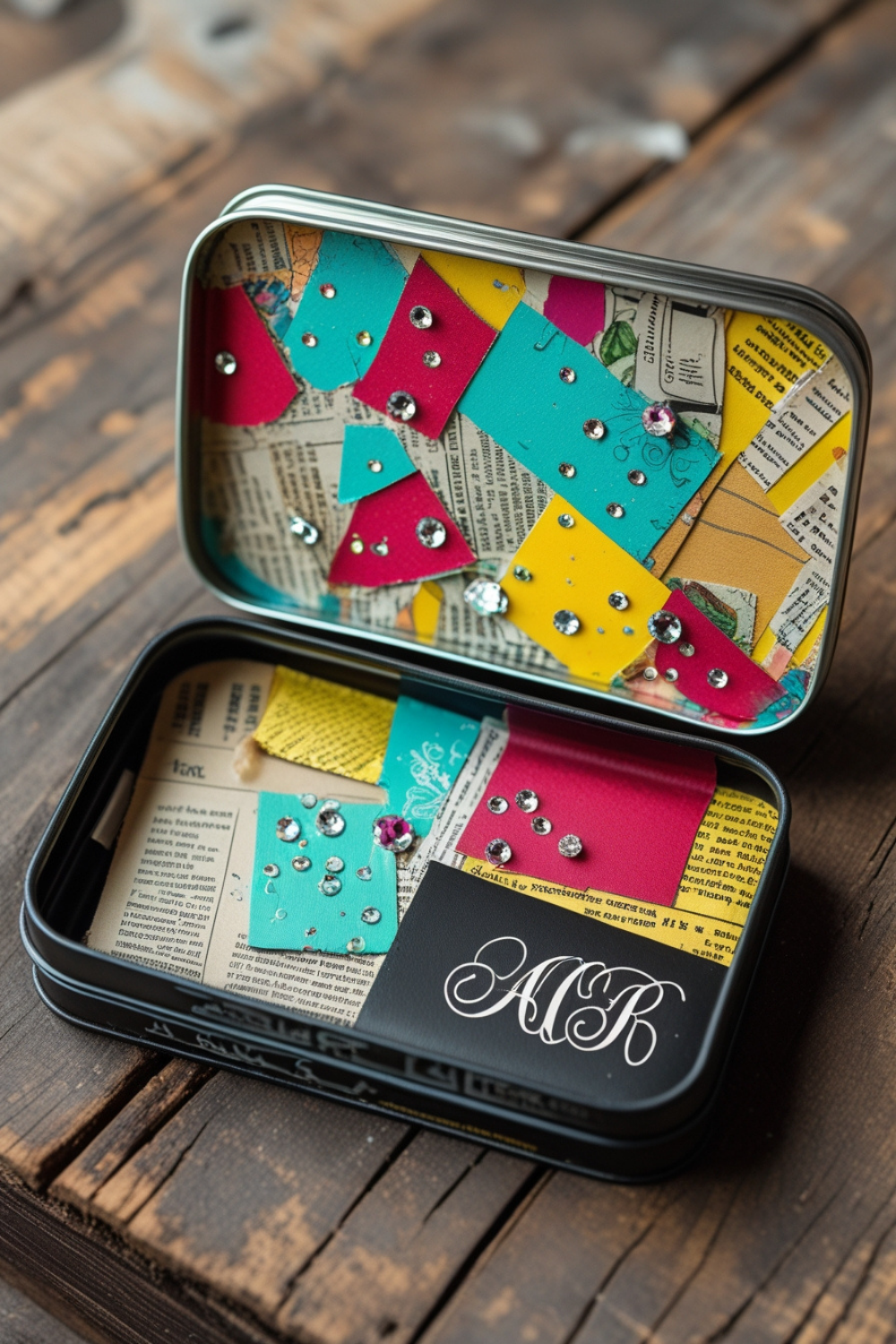 A wallet that reflects you with custom designs, colors, or even cool decoupage art.