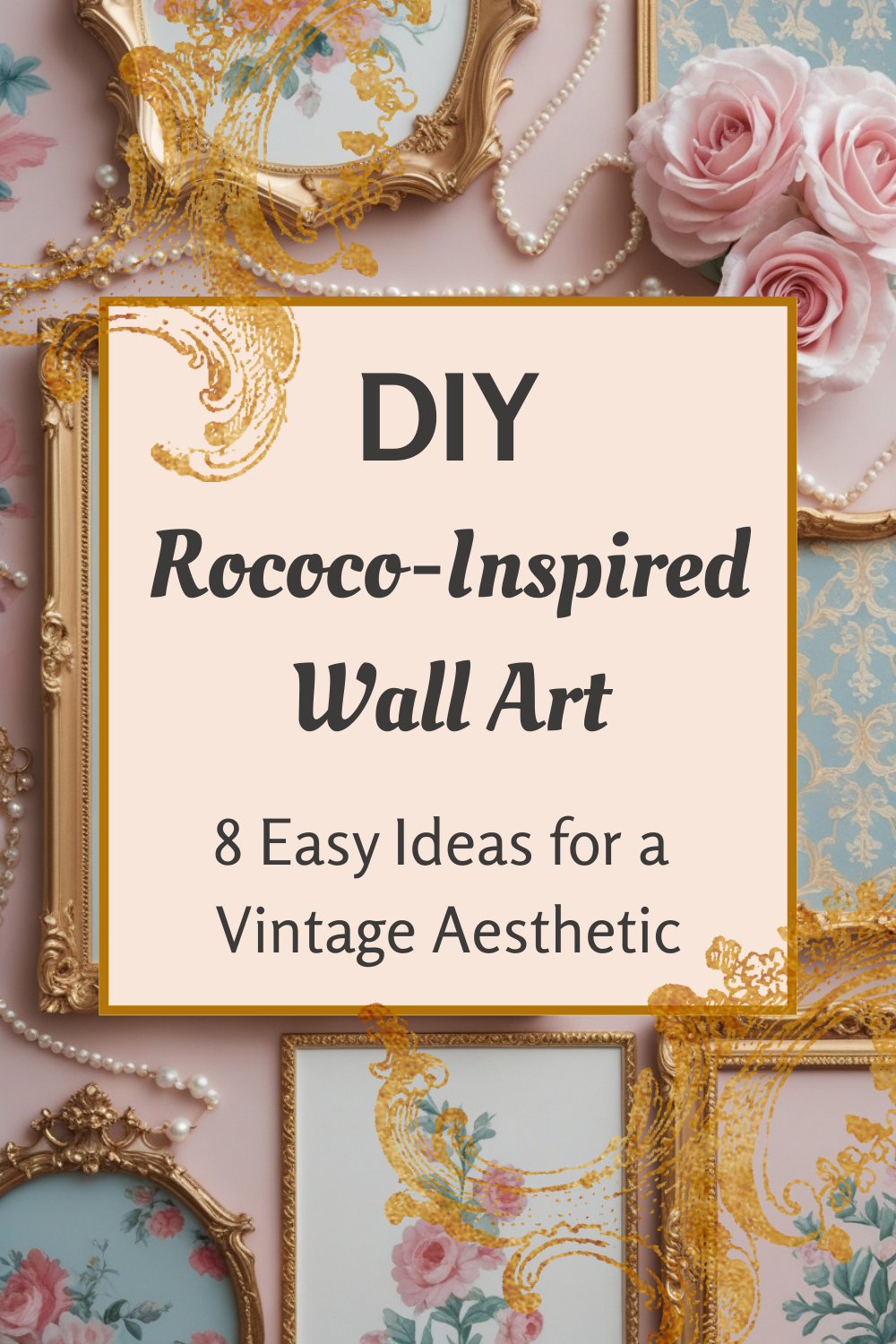 Creating Rococo-inspired wall art is an easy, elegant way to bring historic beauty and vintage romance into your space. Whether you're adding gilded accents, floral prints, or delicate cherub details, these DIY ideas will transform your home into a dreamy Rococo masterpiece