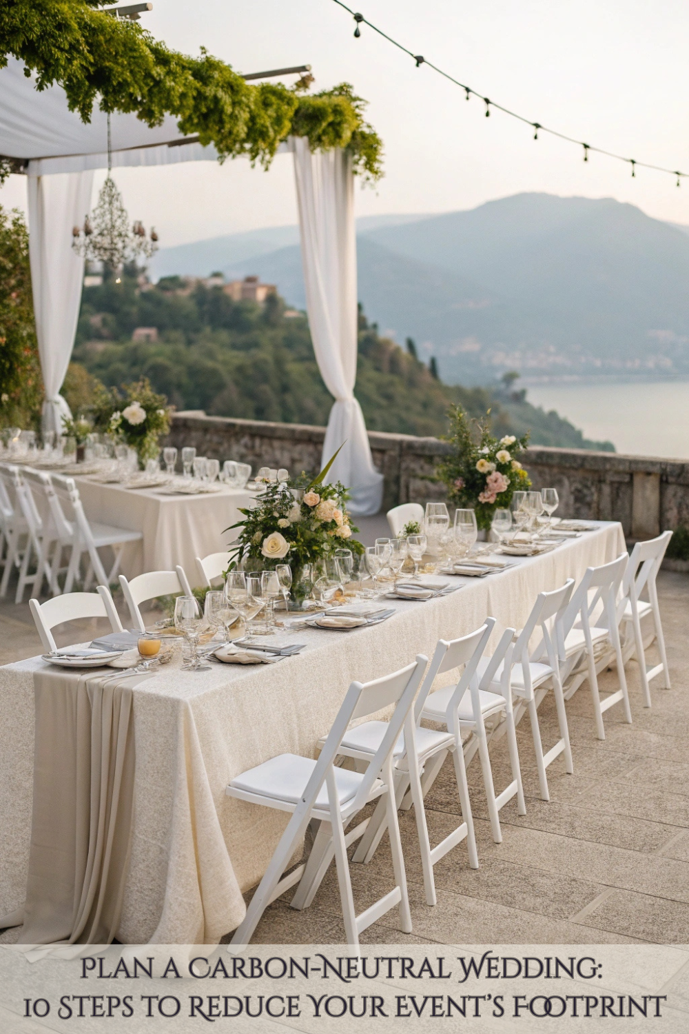 Instead of buying 100 chairs, tableware, and linens, everything at your wedding is beautifully curated, rented, and reused—saving waste and your budget.
