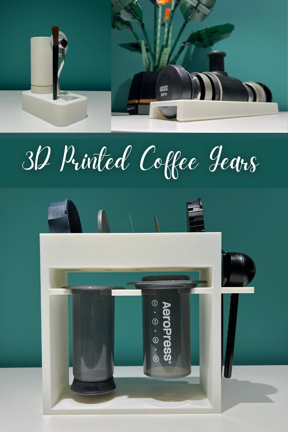 3d printed coffee gear holders organizer