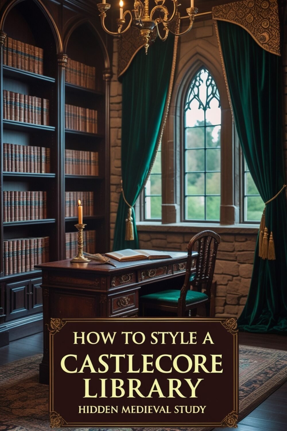 How to Style a Castlecore Library That Feels Like a Hidden Medieval Study