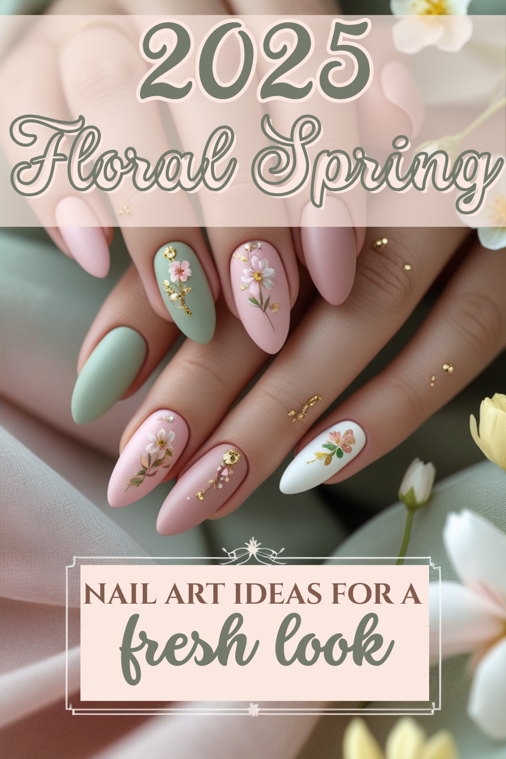 2025 floral spring nail art ideas for a fresh look