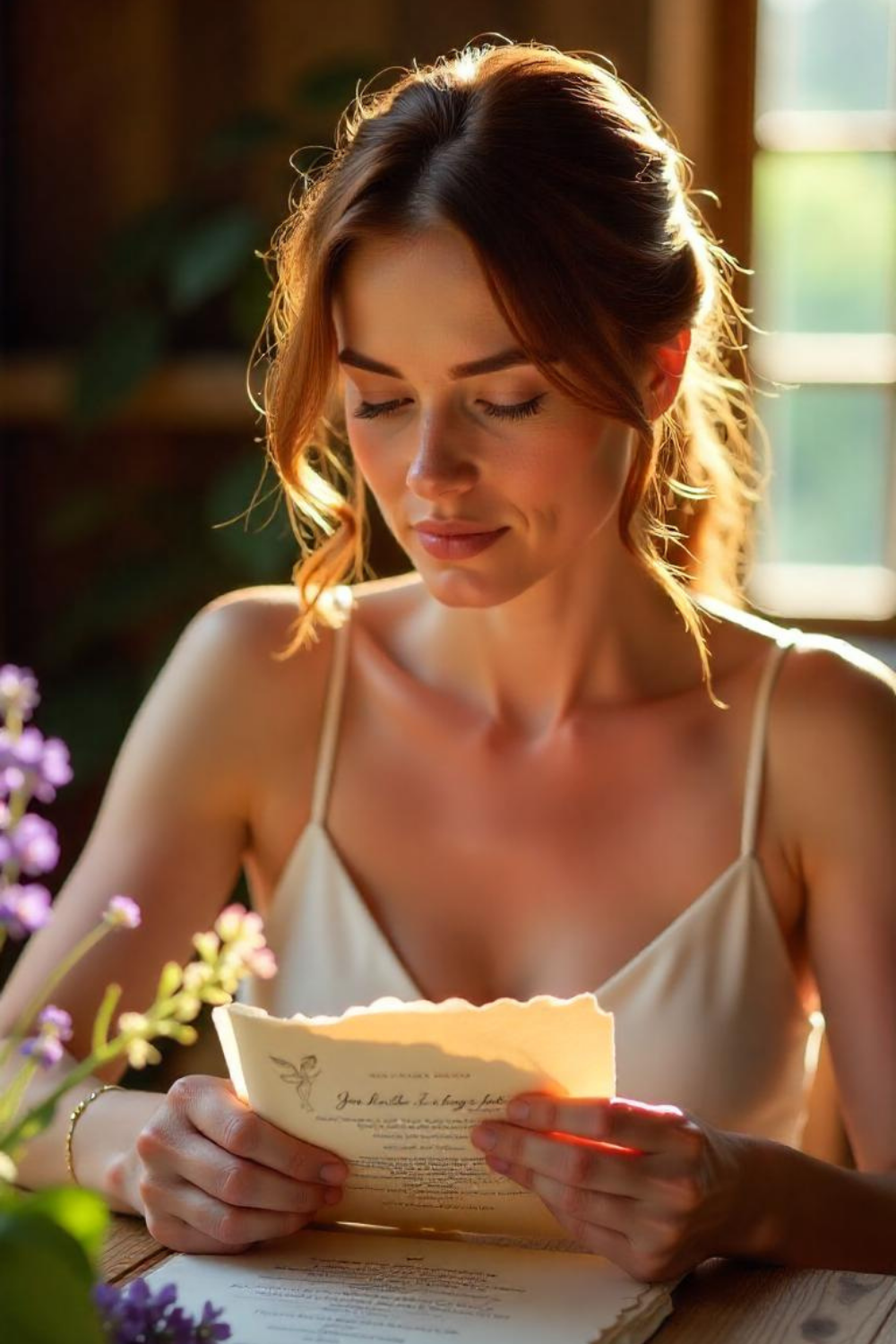 Imagine opening a wedding invitation and finding delicate pressed flowers embedded in the paper, creating a beautiful, textured effect that instantly sets a romantic tone for the big day.