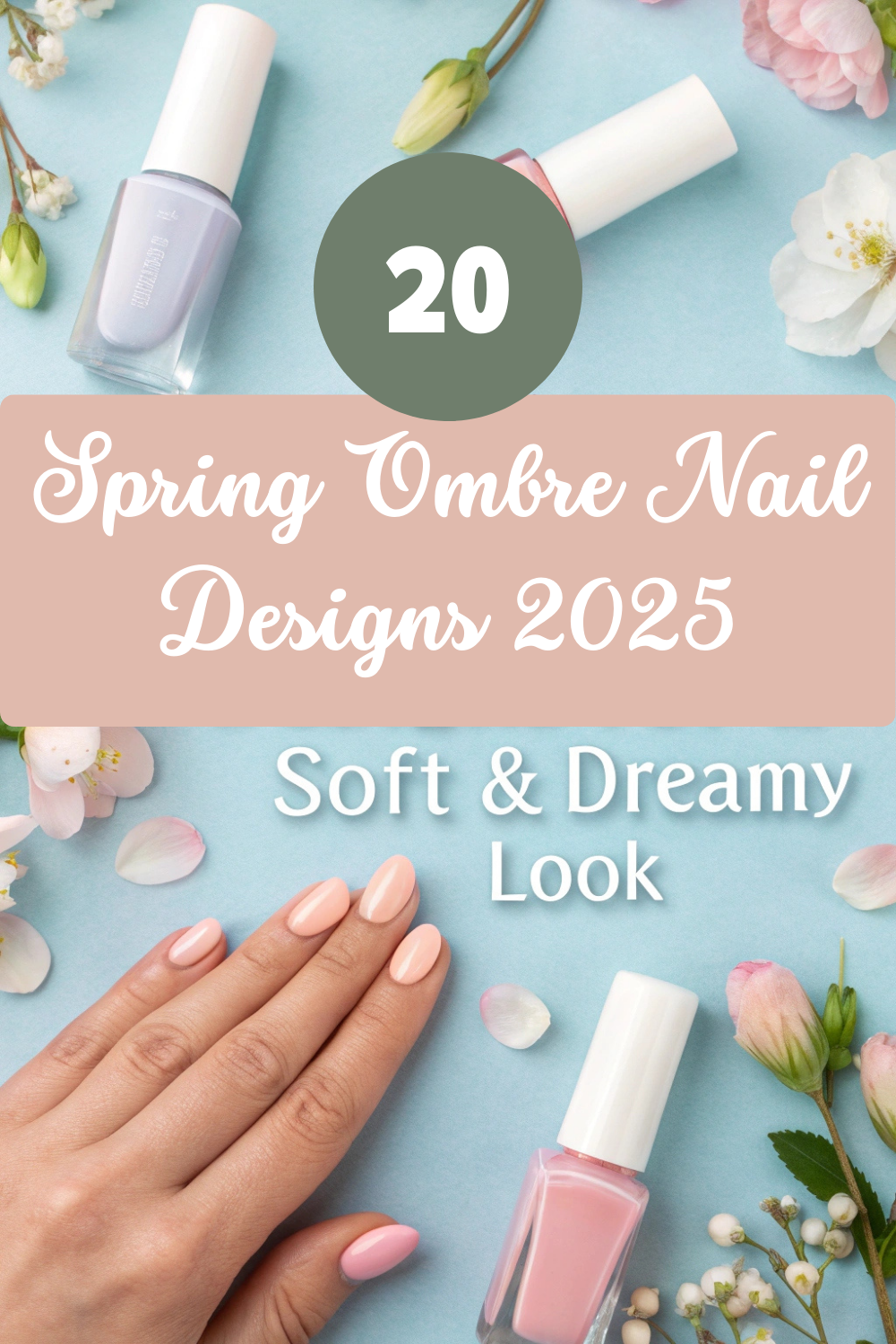 20 spring ombre nail designs 2025