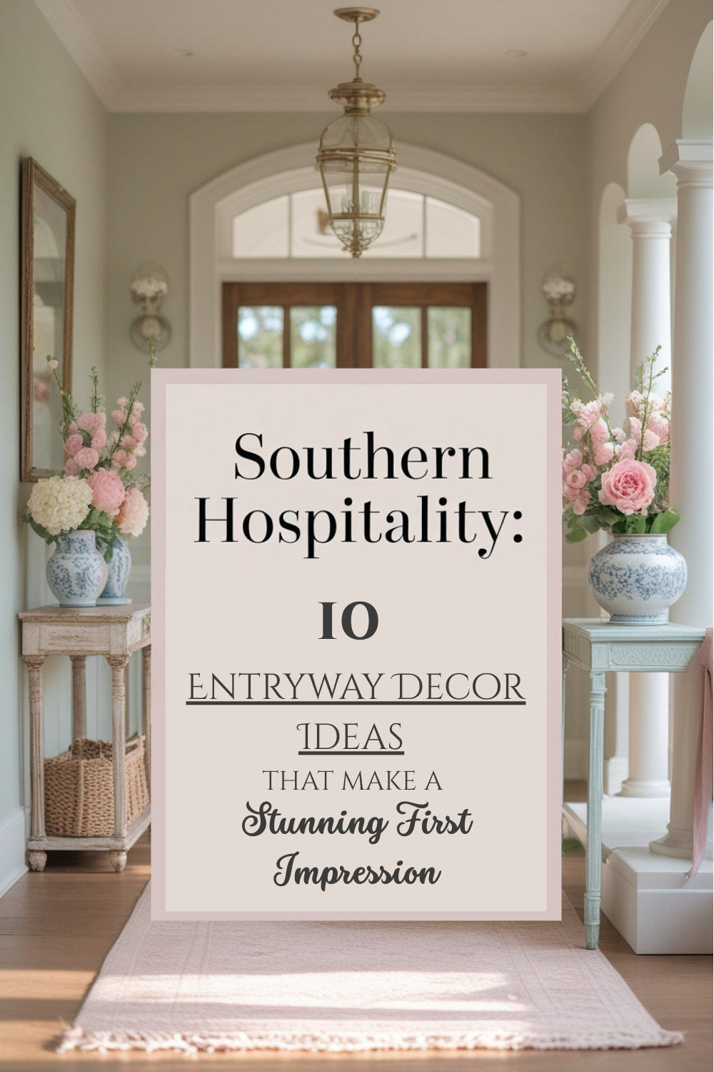 Southern Hospitality: 10 Entryway Decor Ideas That Make a Stunning First Impression